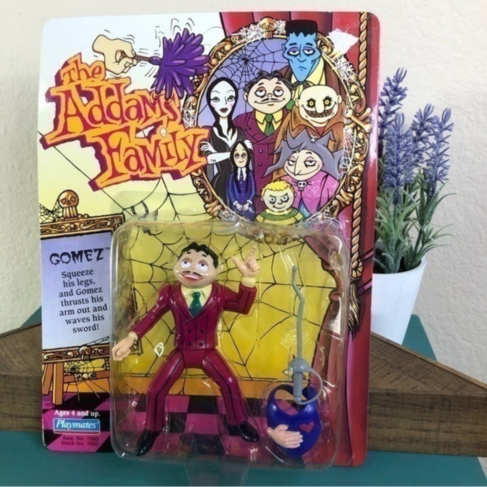 The Addams Family Gomez Poseable Action Figure Vintage 1992 Playmates Toy